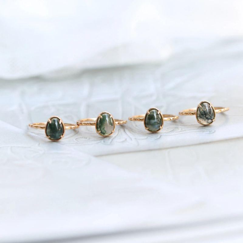 CEDONY | 日系輕奢珠寶 海帶阿海帶 天然海藻瑪瑙系列 日本品牌同款 | 耳釘 耳墜 戒指-細節圖7