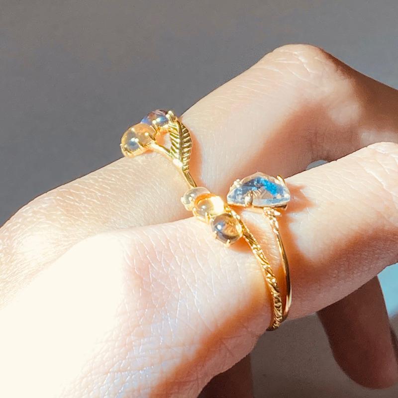 CEDONY | 秋冬單品系列 復刻日系輕奢首飾 多款鑲嵌天然水晶戒指 日本專櫃agete同款 | 戒指 紫水晶 黃水晶-細節圖7