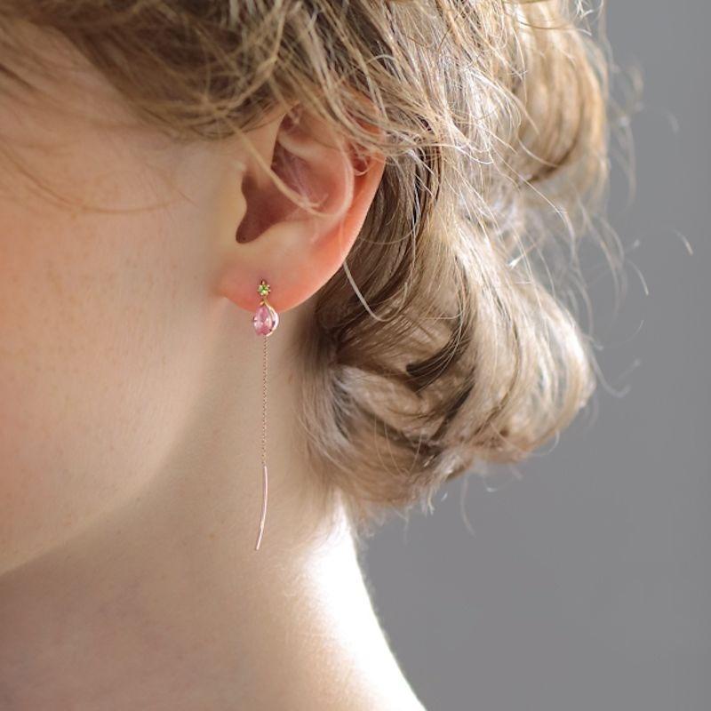 CEDONY | 日系輕奢首飾 浪漫櫻花系列 天然粉水晶 日本專櫃同款 |  項鍊 耳環 耳線 粉水晶-細節圖9