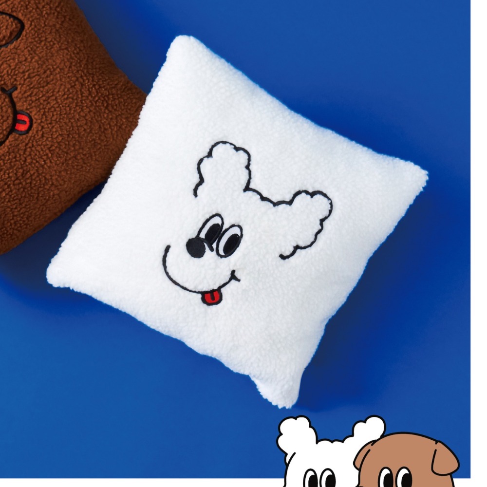 全新現貨🐶 鶴茶樓 x 1107 韓國狗狗 療癒小隊 聯名周邊商品 絨毛抱枕 韓國文創插畫聯名 環保購物袋 周邊 飲料-規格圖4