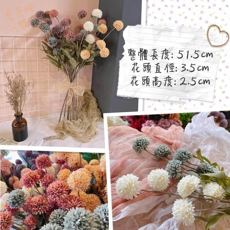 台灣現貨💐 漫舞蒲公英 仿真蒲公英 擺拍 拍攝道具 裝飾花 插花裝飾 婚禮佈置 居家佈置 拍照道具 蒲公英 仿真花-細節圖4