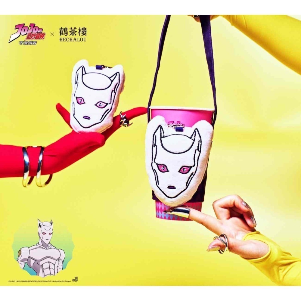 現貨 鶴茶樓 JoJo 奇妙冒險 不滅鑽石 限量聯名周邊 野餐墊 滑鼠墊 撲克牌 杯墊 抱枕 手機支架 飲料提袋 玻璃杯-規格圖11