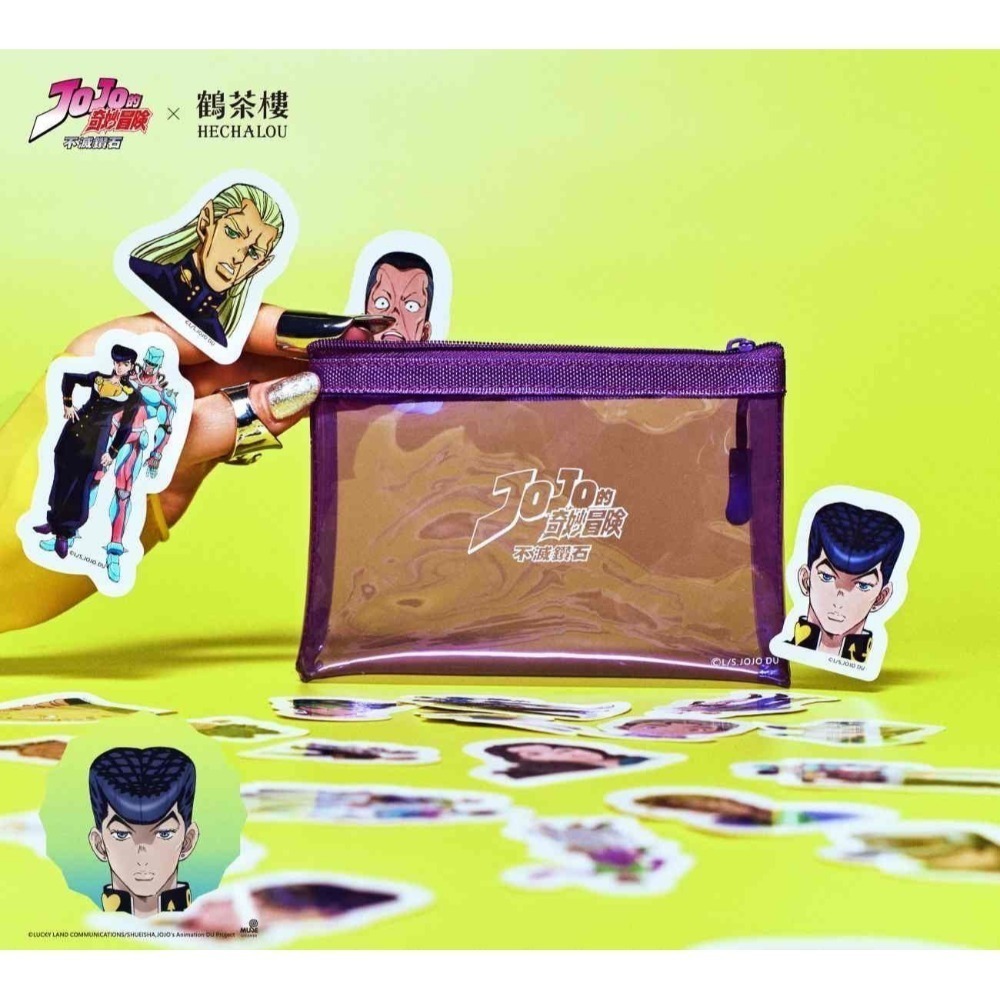 現貨 鶴茶樓 JoJo 奇妙冒險 不滅鑽石 限量聯名周邊 野餐墊 滑鼠墊 撲克牌 杯墊 抱枕 手機支架 飲料提袋 玻璃杯-規格圖11