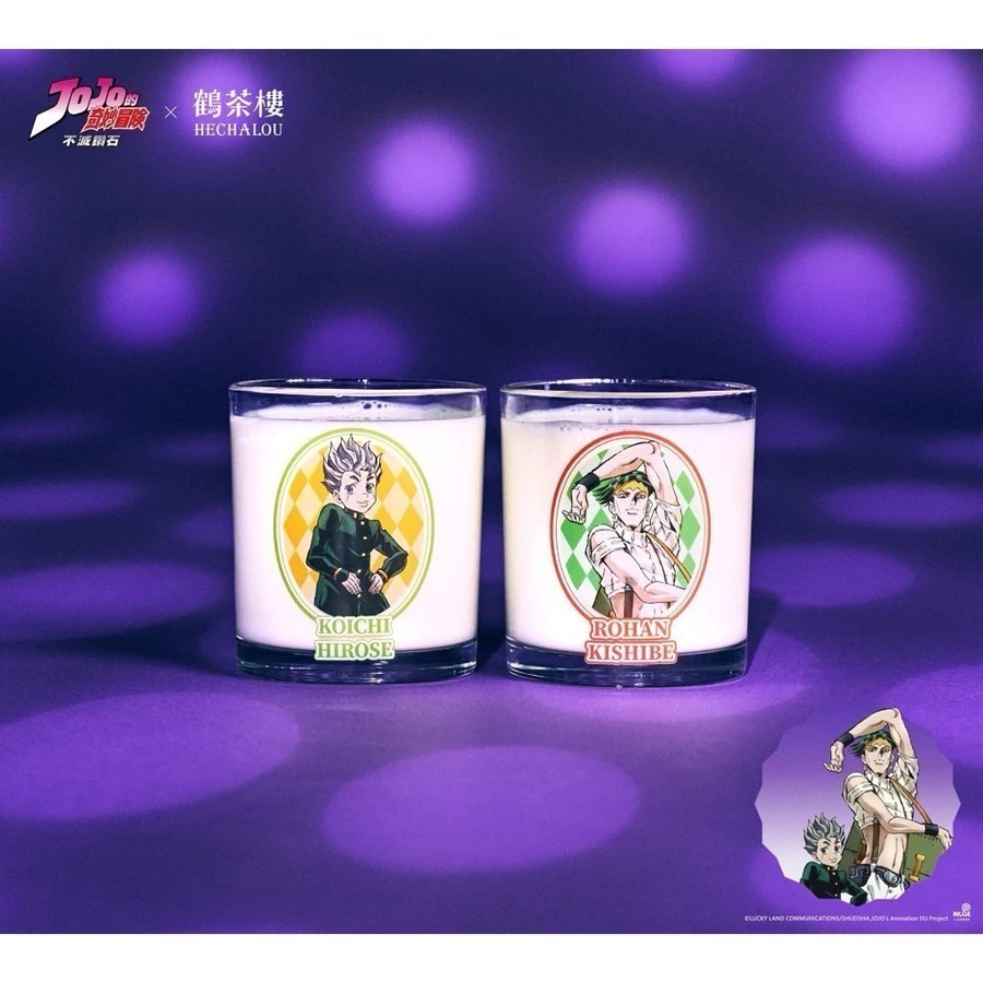 現貨 鶴茶樓 JoJo 奇妙冒險 不滅鑽石 限量聯名周邊 野餐墊 滑鼠墊 撲克牌 杯墊 抱枕 手機支架 飲料提袋 玻璃杯-規格圖11