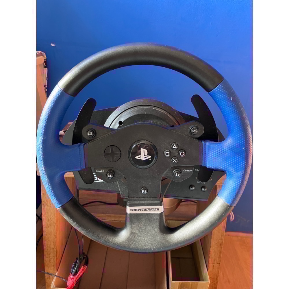 圖馬思特 Thrustmaster T150力回饋賽車遊戲方向盤 二手-細節圖2
