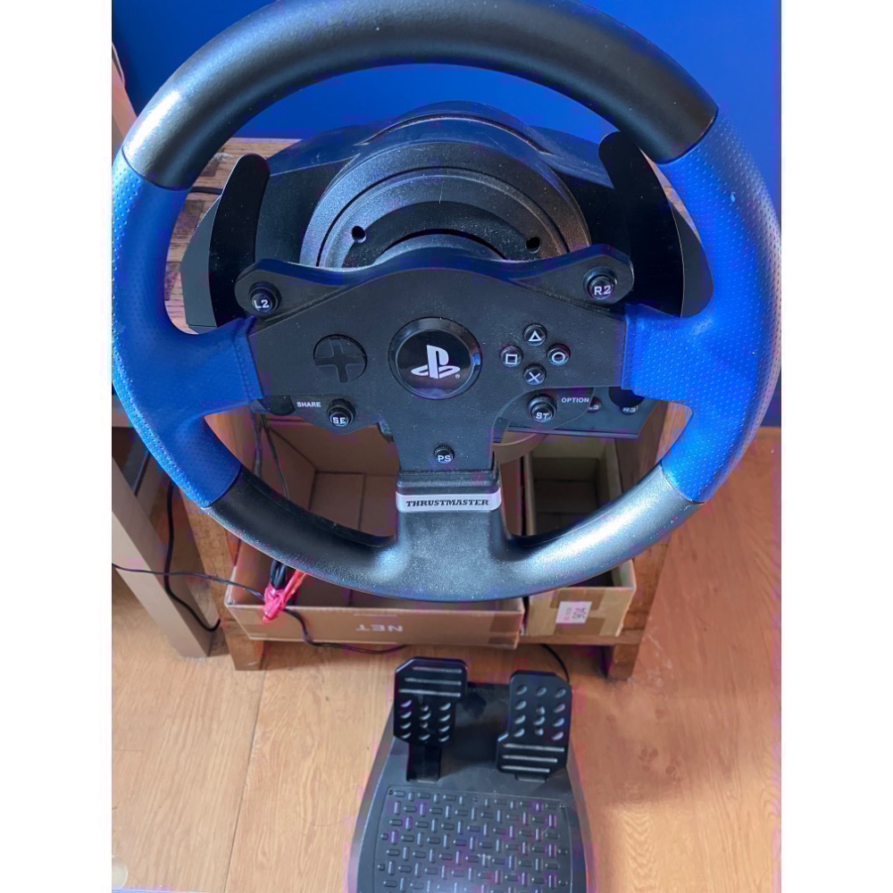 圖馬思特 Thrustmaster T150力回饋賽車遊戲方向盤 二手-細節圖4