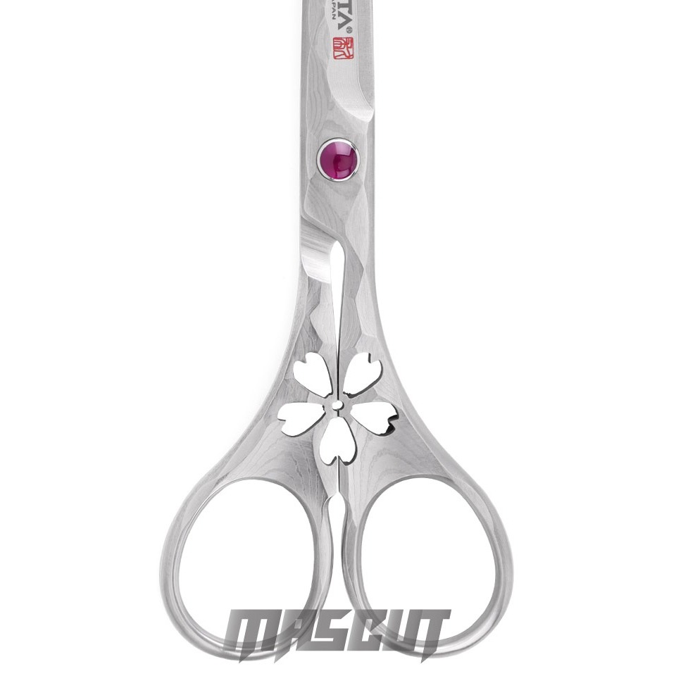 MCUSTA 櫻花大馬士格鋼-剪刀 大馬士革剪刀 文具剪刀 事務剪刀 手藝剪刀 料理剪刀-細節圖3