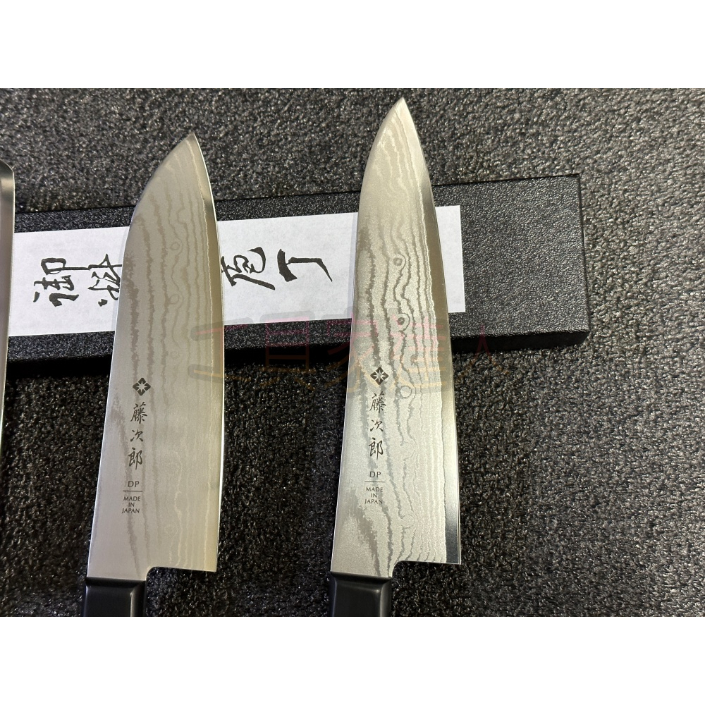 「工具家達人」 藤次郎 三德刀 菜切 DP霞流し鋼割込 牛刀 F-331 料理刀 大馬士革刀 主廚刀 37層 VG-10-細節圖3