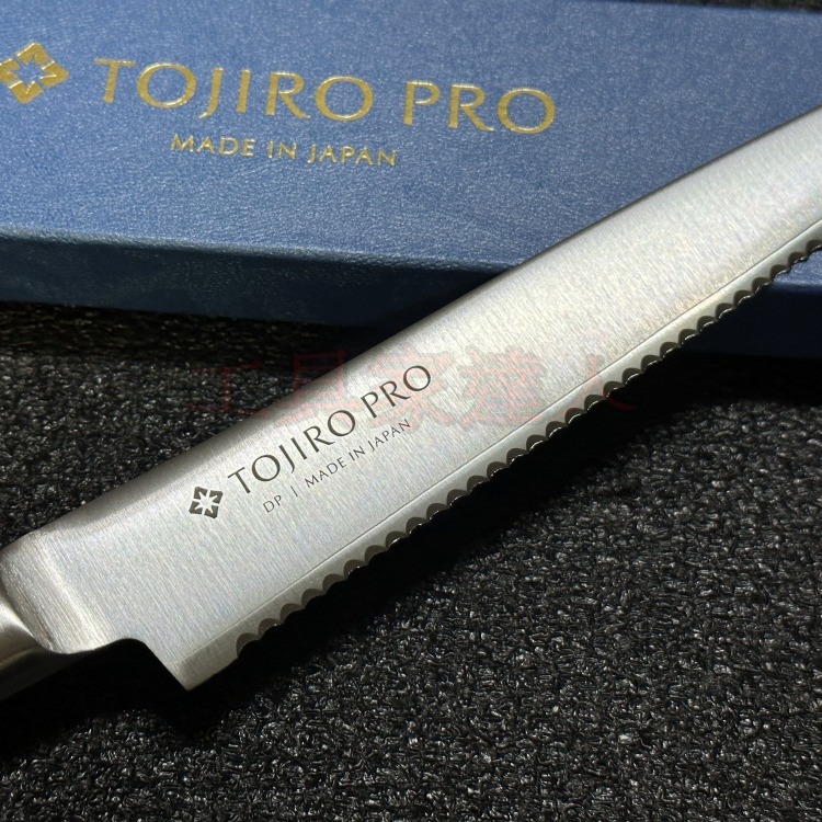 「工具家達人」 藤次郎 日本製  F-629 鐵柄麵包刀 麵包刀 吐司刀 鋸齒刀 吐司切邊 切邊刀 烘培刀 VG-10-細節圖2