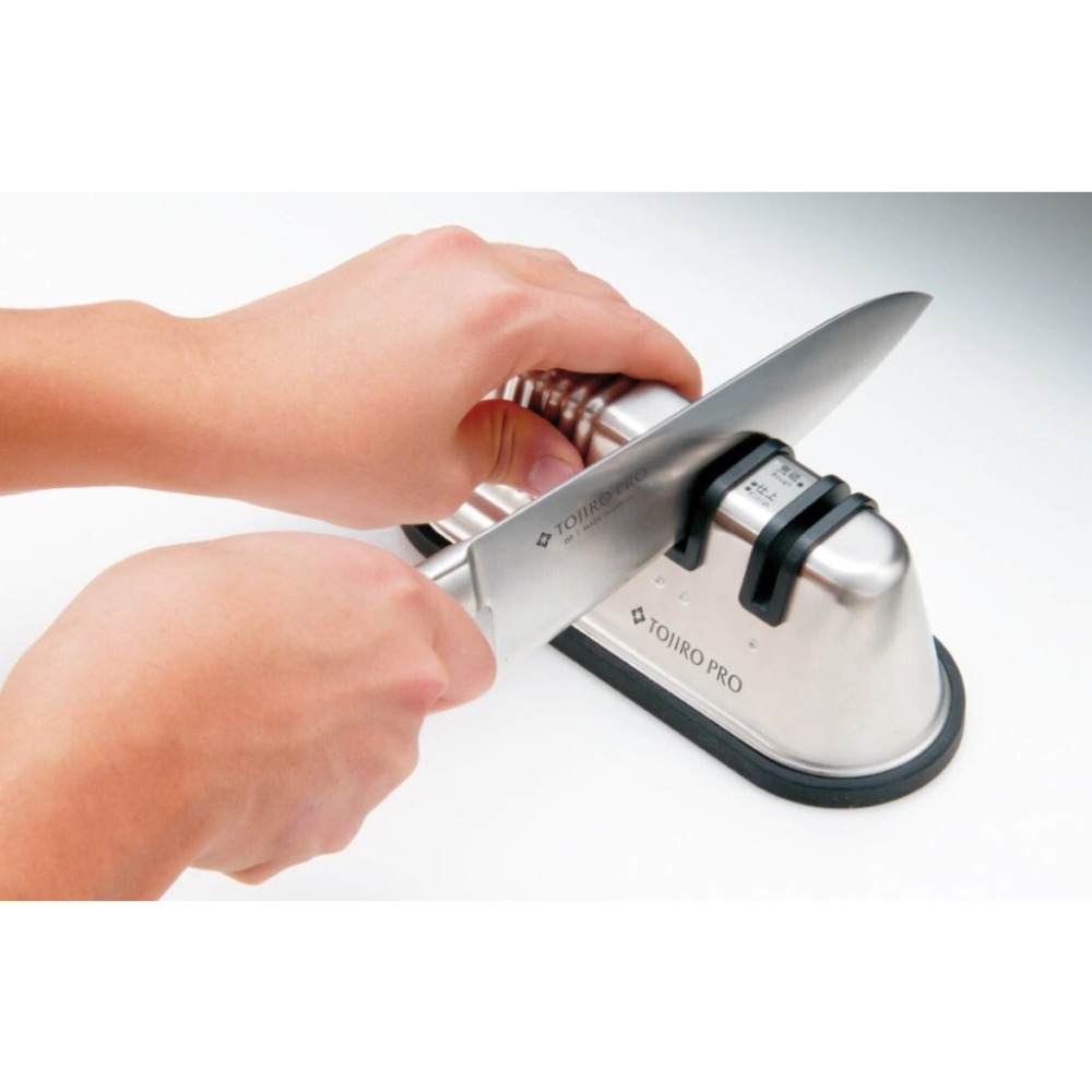 「工具家達人」藤次郎 F-641 PRO 磨刀器 單邊/雙刃磨刀器 磨刀石 磨刀器 手持磨器-細節圖2