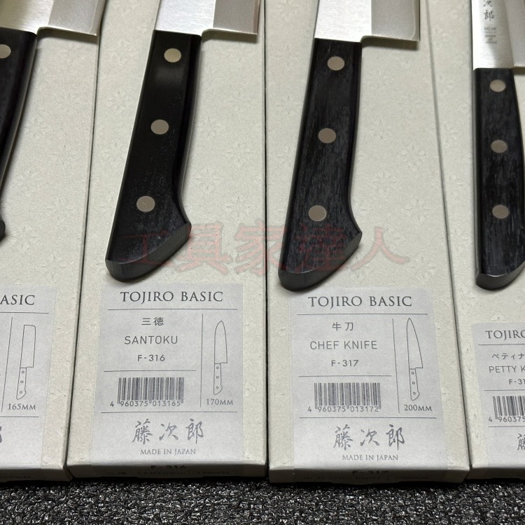 「工具家達人」 日本製 藤次郎 日本愛用三德刀 日式菜刀 F-315 F-316 菜刀 料理刀 洋刀 小 牛刀 菜切-細節圖5