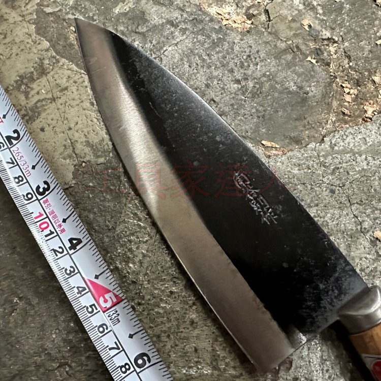 「工具家達人」 台灣製 K5高碳鋼 魚刀 台式魚刀 小魚刀 漁刀 殺魚刀 長魚刀 角谷別作 台中菜刀王-細節圖3