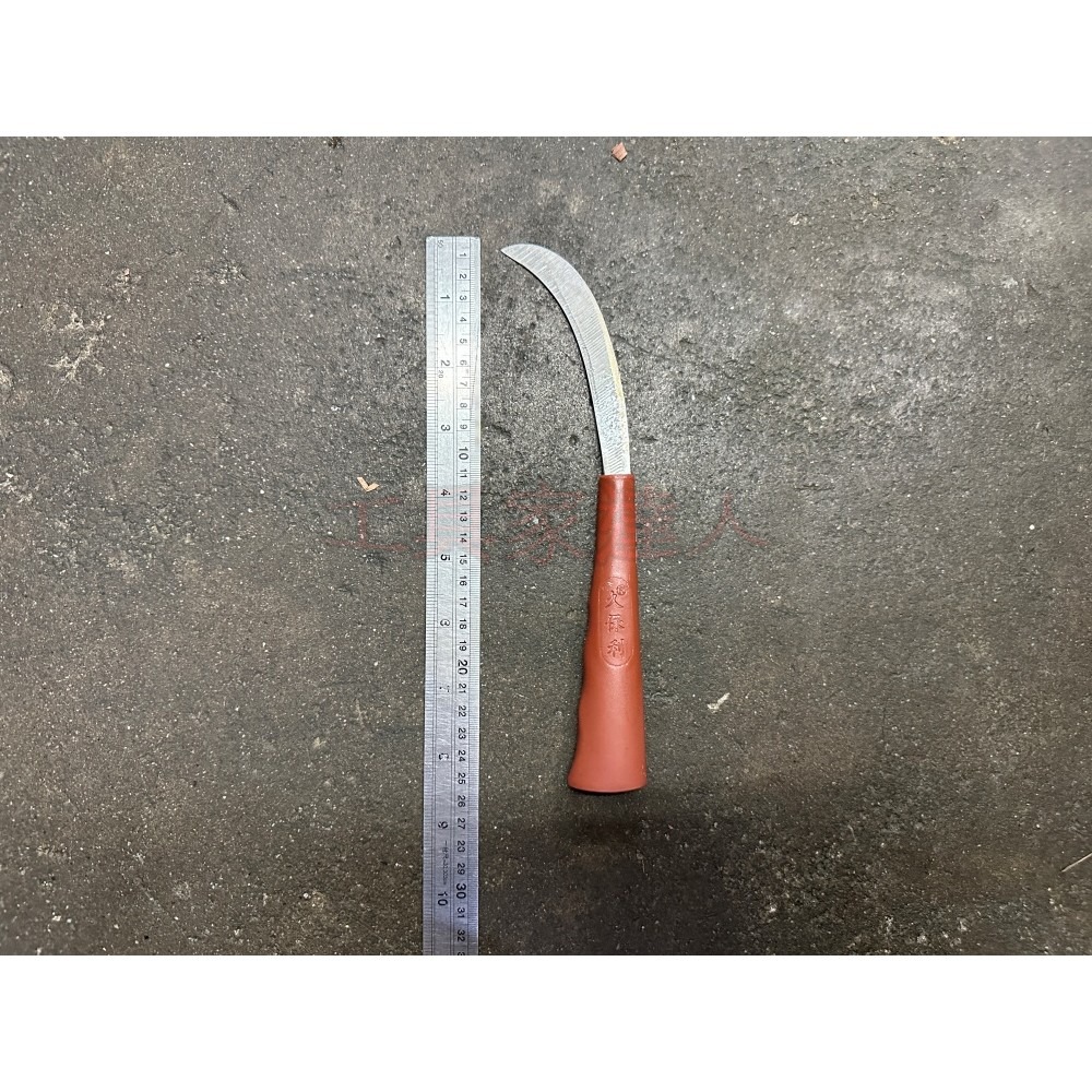 久保利 塑膠柄 咖啡色柄 香蕉刀 好用 鋒利-細節圖2