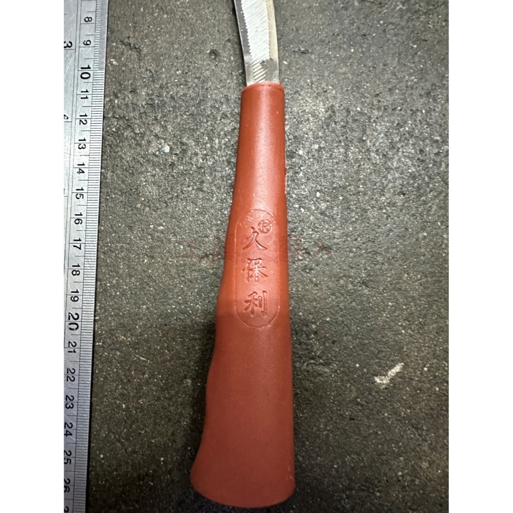 久保利 塑膠柄 咖啡色柄 香蕉刀 好用 鋒利-細節圖5