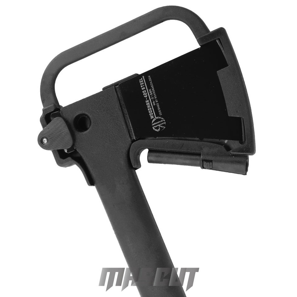 WITHARMOUR WA-015BK Woodman戶外斧 13.75英吋 隱藏鋸子 .打火棒 -斧頭-細節圖5