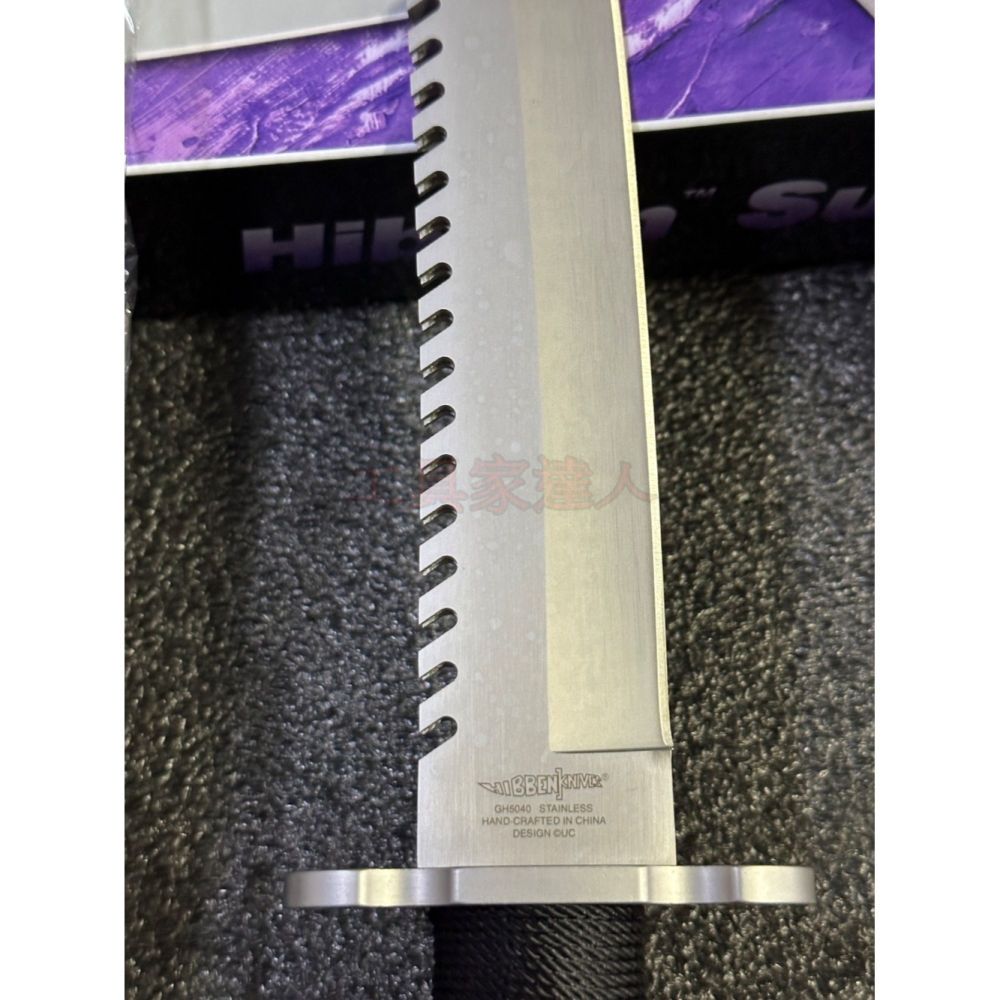 「工具家達人」 HIBBEN GH5040 生存刀-直刀UNITED 藍波刀登山刀露營刀野外生存必備品-細節圖4