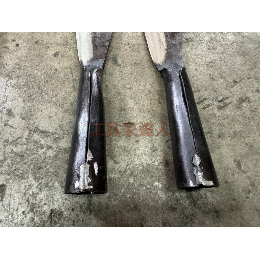 「工具家達人」 台灣製 🇹🇼 本職用 職業用 鍛打柴刀 勾尾柴刀 鐵柄柴刀 傳統柴刀 砍竹子劈刀 砍刀 台灣柴刀-細節圖3
