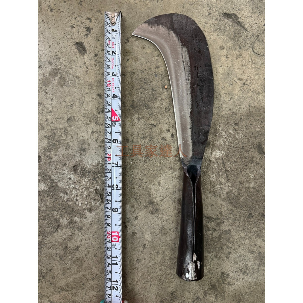 「工具家達人」 台灣製 🇹🇼 本職用 職業用 鍛打柴刀 勾尾柴刀 鐵柄柴刀 傳統柴刀 砍竹子劈刀 砍刀 台灣柴刀-細節圖6
