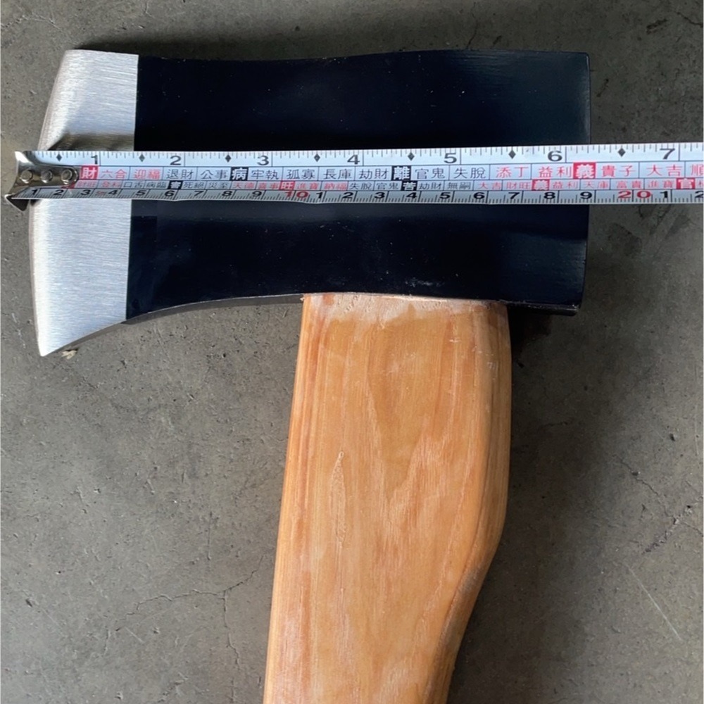 「工具家達人」 台灣製🇹🇼 桃花心木 斧頭 大斧 大槌斧 露營 斧頭 破竹頭 竹頭 破木材 砍木材-細節圖2