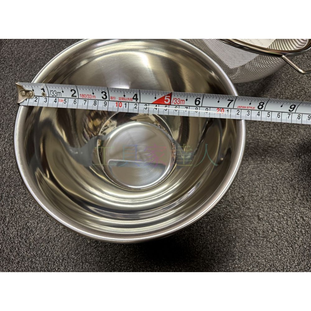 吉川金屬 YOSHIKAWA 二入一組 18-8不鏽鋼濾水網盆組 洗菜籃 調理盆 調理碗 網籃 瀝水籃組 SJ-1992-細節圖3