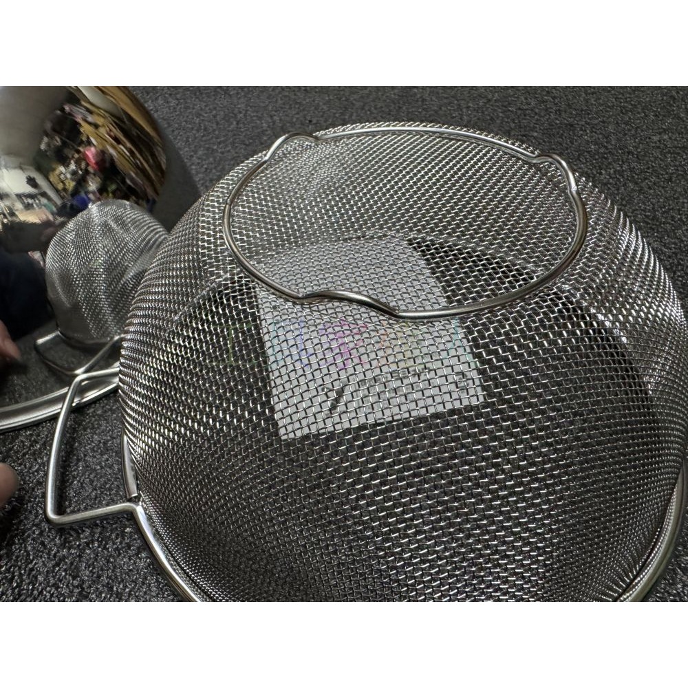 吉川金屬 YOSHIKAWA 二入一組 18-8不鏽鋼濾水網盆組 洗菜籃 調理盆 調理碗 網籃 瀝水籃組 SJ-1992-細節圖5