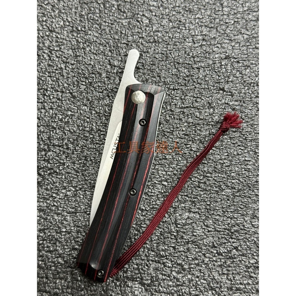 「工具家達人」 日本製 折刀 MCUSTA 肥後守 VG-10 折開時磁吸定位 直刀 小刀 露營刀 MC-191C-細節圖4