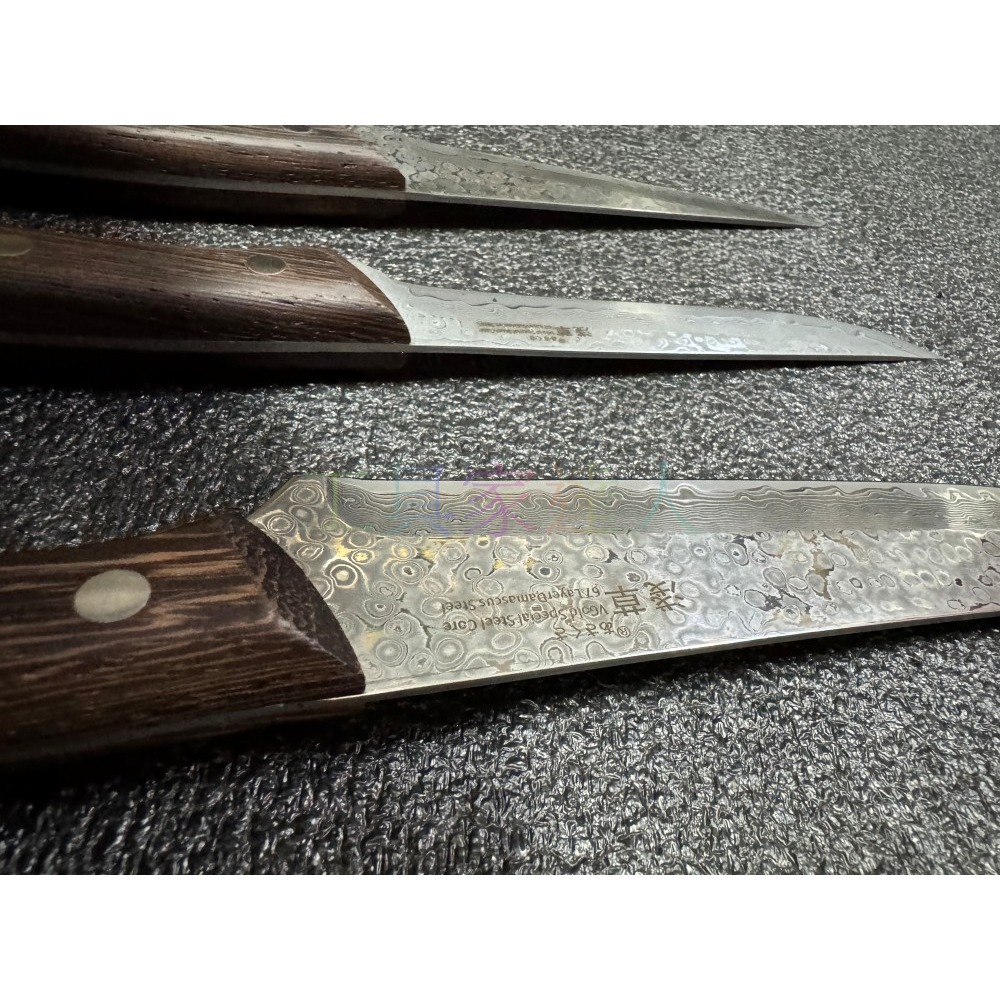 「工具家達人」 大馬士革 登山 露營 野外求生 烤肉釣魚 垂釣 釣魚 小番刀 獵刀 魚刀 小廚刀 剔骨刀 淺草 分割刀-細節圖7