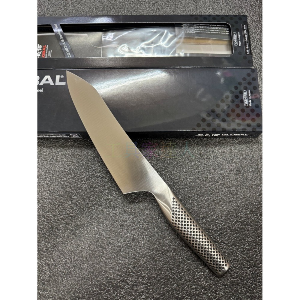 具良治 GLOBAL 右手 劍型廚刀 片刀烹魚刀 魚刀 精緻廚刀 出刃 G-7 R 菜刀 水果刀 料理刀 萬用刀-細節圖5