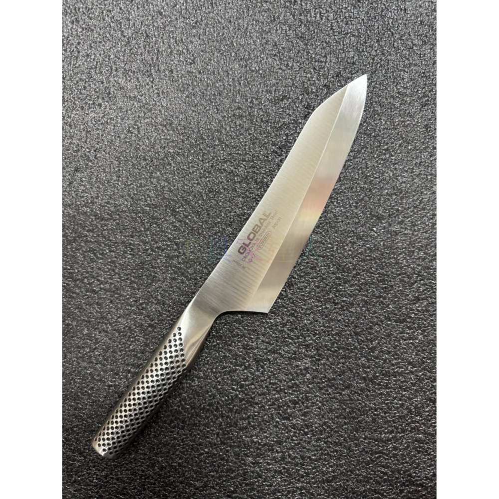 具良治 GLOBAL 右手 劍型廚刀 片刀烹魚刀 魚刀 精緻廚刀 出刃 G-7 R 菜刀 水果刀 料理刀 萬用刀-細節圖7