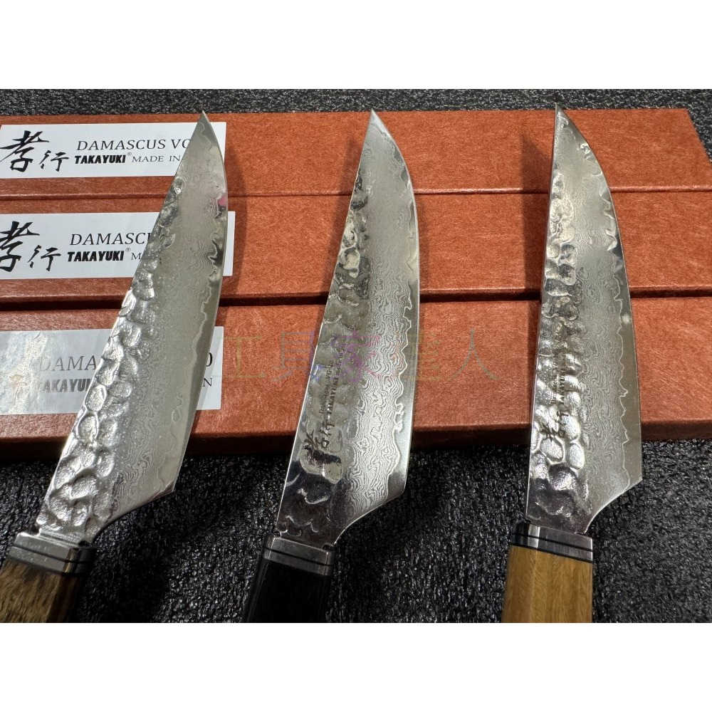 「工具家達人」 堺孝行 日本製 牛排刀 小獵刀 水果刀 33層 鎚目 大馬士革 VG-10 菜刀 切菜 切肉 切水果-細節圖2