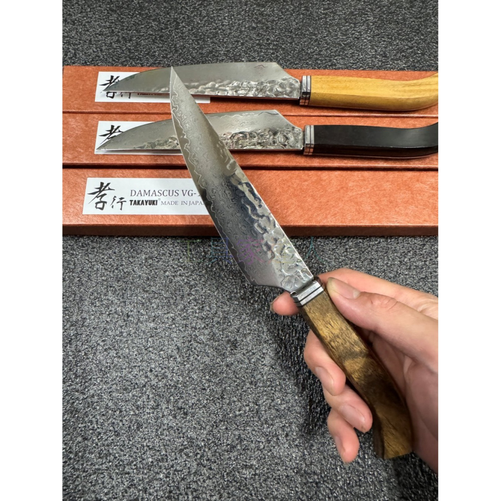 「工具家達人」 堺孝行 日本製 牛排刀 小獵刀 水果刀 33層 鎚目 大馬士革 VG-10 菜刀 切菜 切肉 切水果-細節圖6