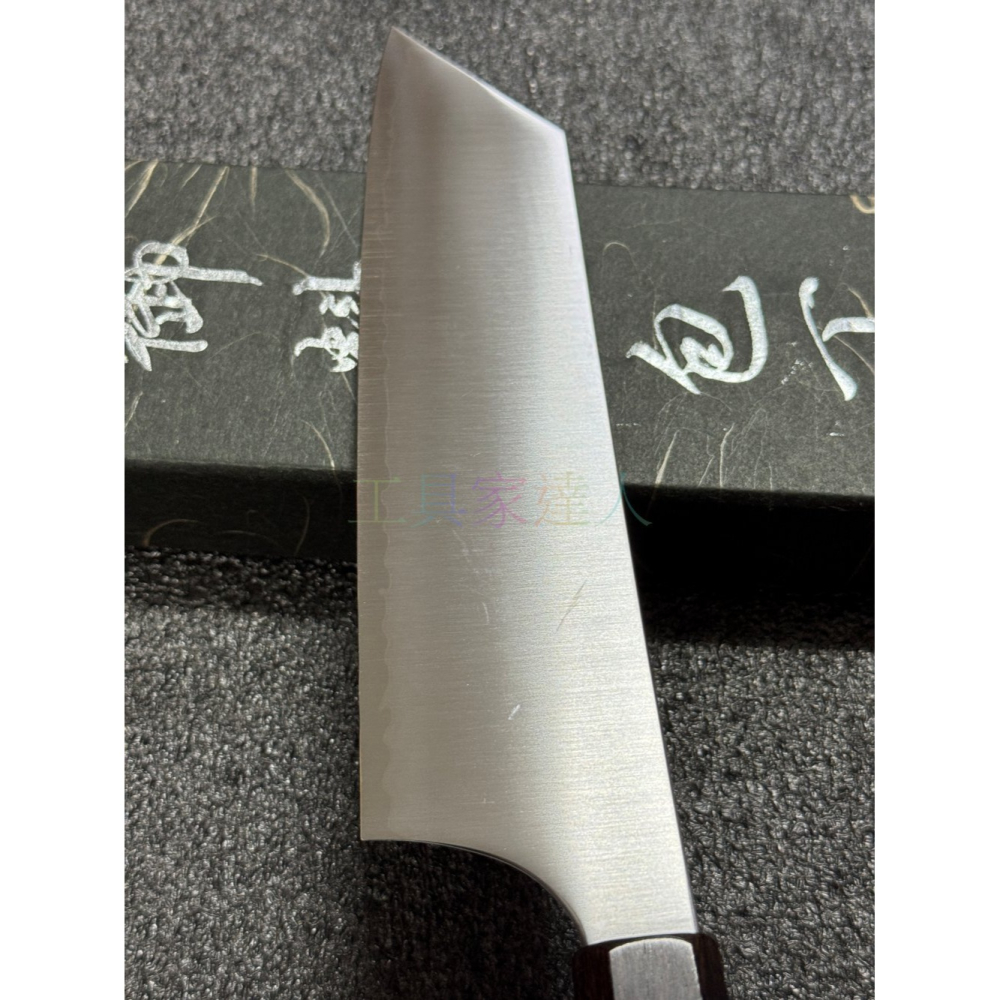 「工具家達人」 日本製 初心文化包丁（超青鋼） 文化刀 劍行廚刀 超青鋼 青鋼 文化三德 切付三德刀 三德刀 料理刀-細節圖5