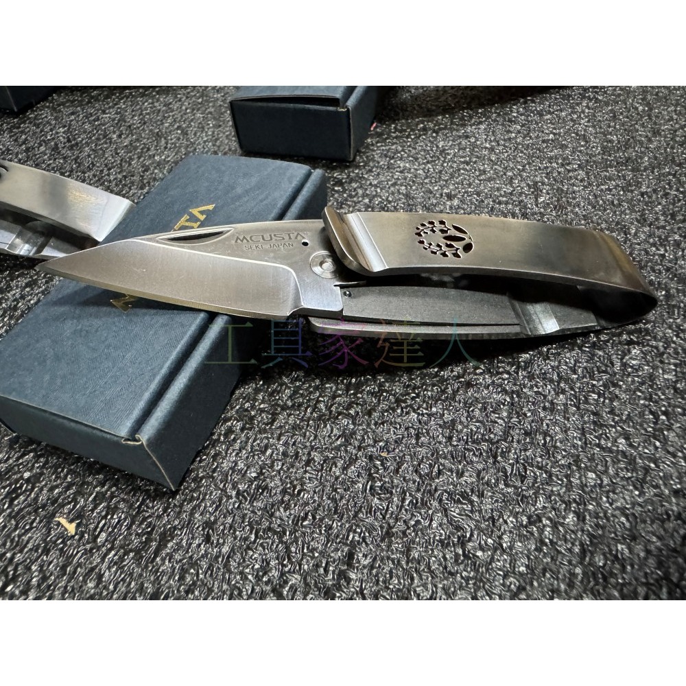 MCUSTA 三昧 折刀 小折刀 傳世家徽錢夾刀 折疊刀 小折刀 折刀 小刀 零錢刀-細節圖4