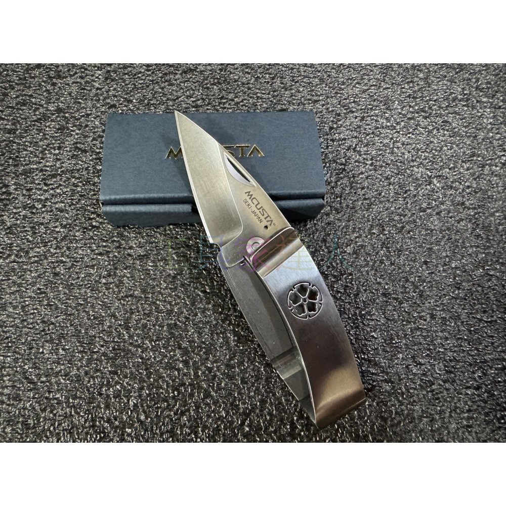 MCUSTA 三昧 折刀 小折刀 傳世家徽錢夾刀 折疊刀 小折刀 折刀 小刀 零錢刀-規格圖6