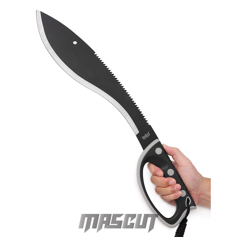 United Cutlery 哥倫比亞 護手反曲刀 直刀 狗腿刀 喀爾克大彎刀 山刀 砍刀 開山刀 露營刀 野外求生刀-細節圖5