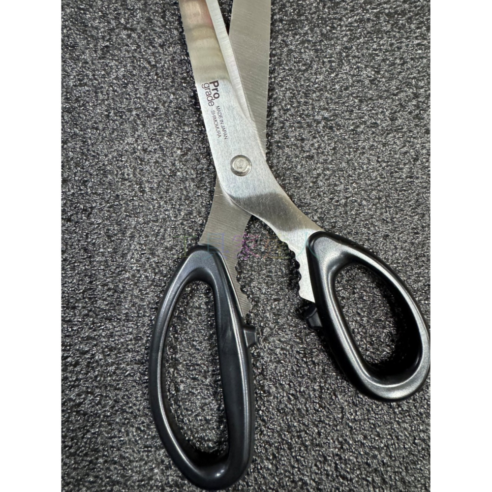 日本製 下村工業 SHIMOMURA 燒肉剪刀 廚房料理剪刀 廚房剪刀 25.5cm  PG-409 黑色加長-細節圖5