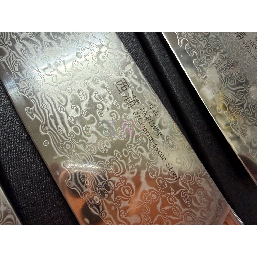 「工具家達人」 竹山 西滿 大馬士革 三德刀 菜刀 肉桂刀 切菜 切肉 切水果 薄刃 菜刀 片刀 水果刀 主廚刀 菜刀-細節圖3