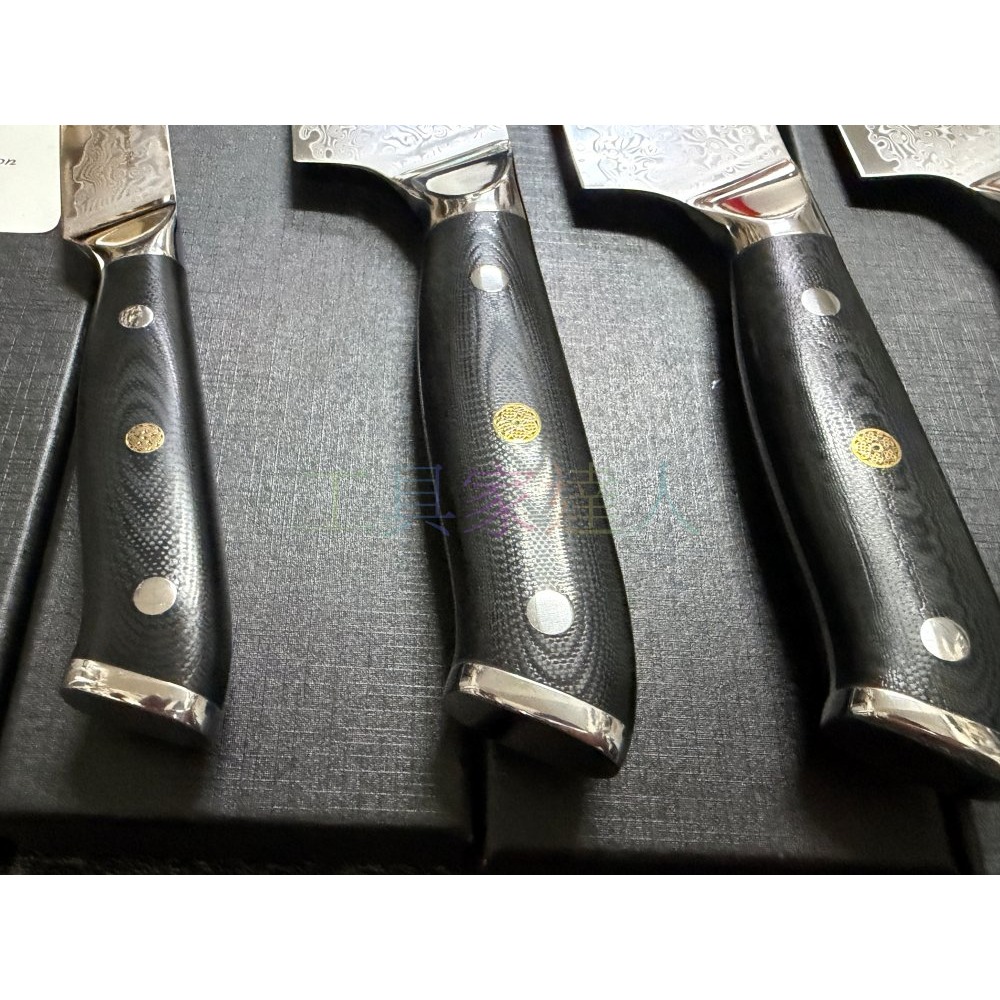 「工具家達人」 竹山 西滿 大馬士革 三德刀 菜刀 肉桂刀 切菜 切肉 切水果 薄刃 菜刀 片刀 水果刀 主廚刀 菜刀-細節圖4