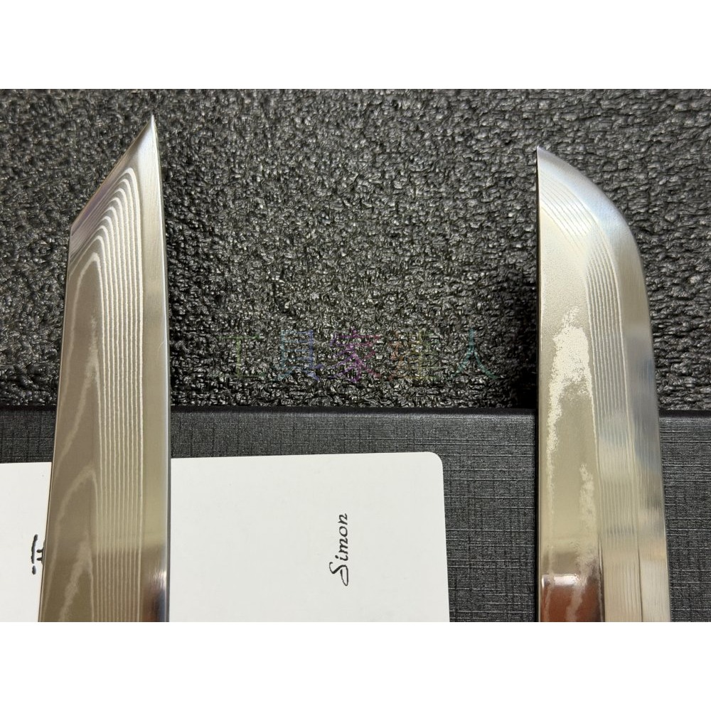 「工具家達人」 竹山 西滿 300mm 刺身先丸 次身切付 筋引刀 料理刀 肉刀 引筋刀 生魚片刀 劍形 柳刃-細節圖5