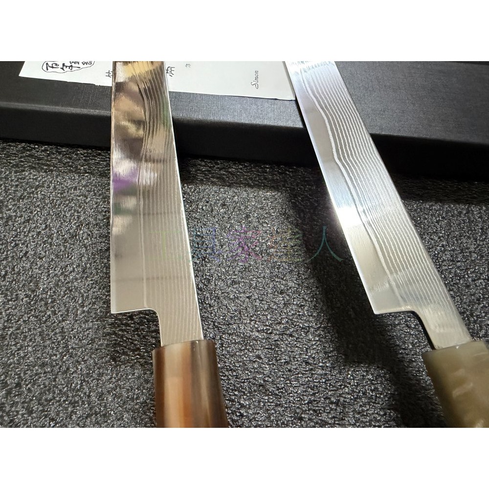 「工具家達人」 竹山 西滿 300mm 刺身先丸 次身切付 筋引刀 料理刀 肉刀 引筋刀 生魚片刀 劍形 柳刃-細節圖7