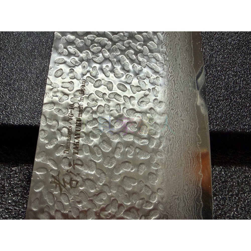 「工具家達人」現貨 堺孝行中華片刀  33層 槌印 大馬士革紋 VG-10 195mm 07403 菜刀 料理刀 日本製-細節圖3