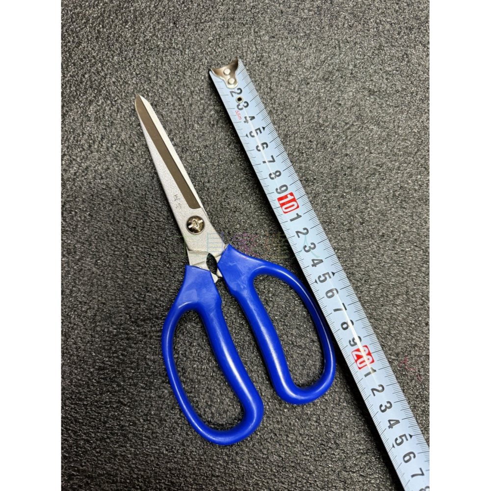 「工具家達人」 藍 紅柄剪刀 厚 料理剪 廚房剪刀 不鏽鋼剪 剪雞肉雞排 食品用剪刀 肉品工廠 正鋒 市場攤販愛用-細節圖5