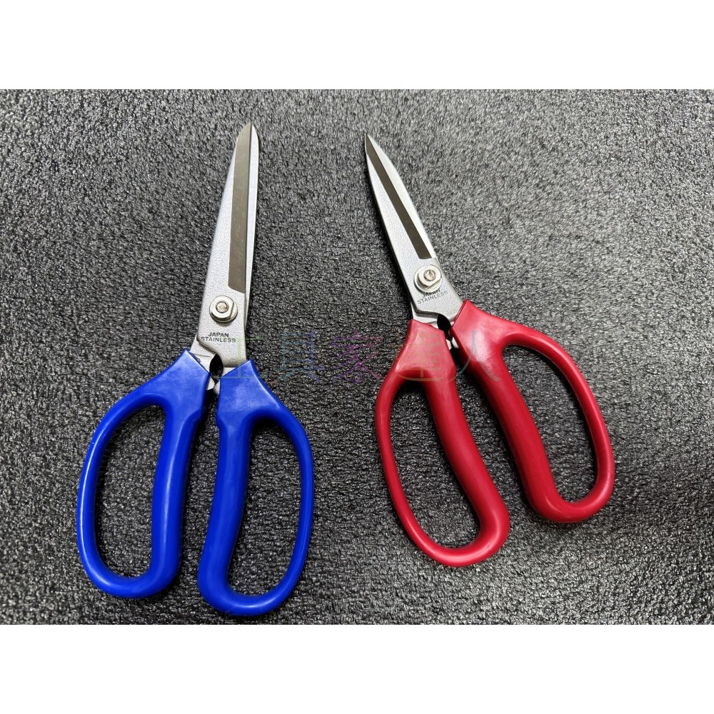 「工具家達人」 藍 紅柄剪刀 厚 料理剪 廚房剪刀 不鏽鋼剪 剪雞肉雞排 食品用剪刀 肉品工廠 正鋒 市場攤販愛用-細節圖6