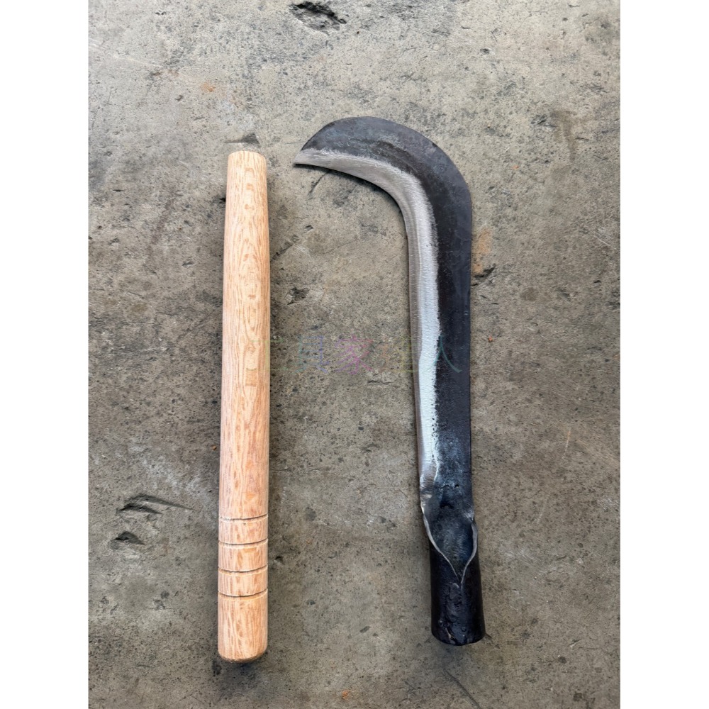 「工具家達人」 台灣製 西滿鐵店 手工鍛打 埔里刀 全鋼 開路 開山刀 草刀 除草 劈草 鐮刀 砍木材 砍刀 埔里格-規格圖5