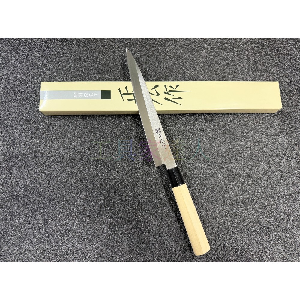 「工具家達人」日本製 正廣左手 MS-8 出刃 魚刀 ST 生魚片刀 柳刃 左手 和包丁-規格圖8