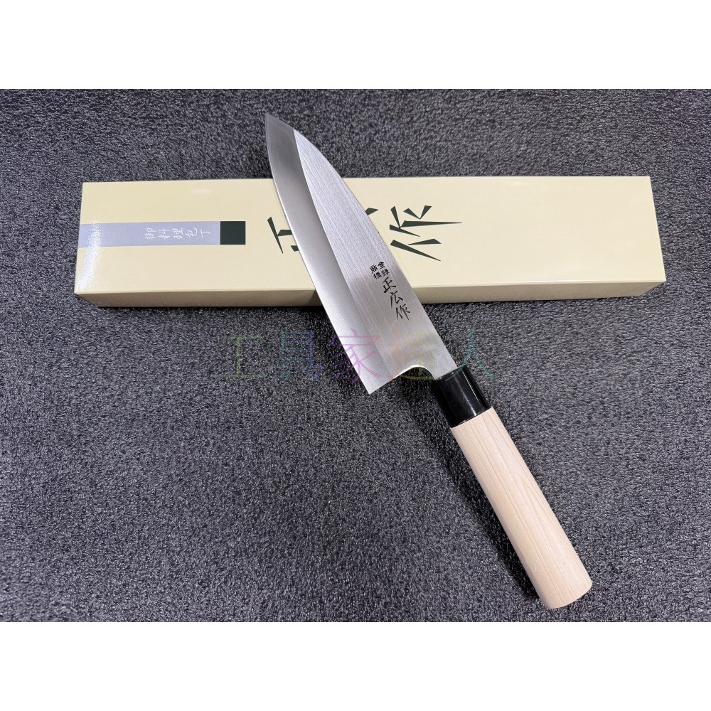 「工具家達人」日本製 正廣左手 MS-8 出刃 魚刀 ST 生魚片刀 柳刃 左手 和包丁-規格圖8
