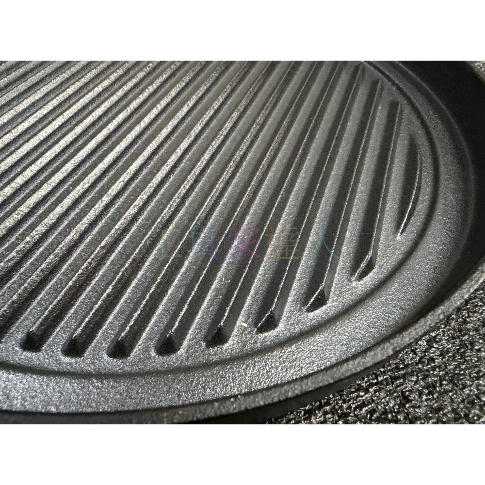 「工具家達人」日本製 南部鐵器 池永鐵工 烤盤 鑄鐵鍋 生鐵鍋 煎鍋 池永 牛排烤肉鍋 鐵鍋 烤肉盤 114486-細節圖4