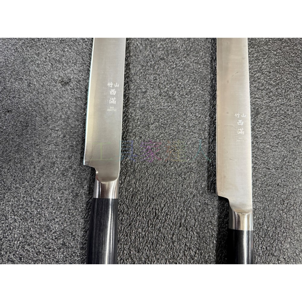 台灣製 竹山 西滿 口金 生魚片 魚刀 理肉刀 劍形 蛸引 片魚刀-細節圖3