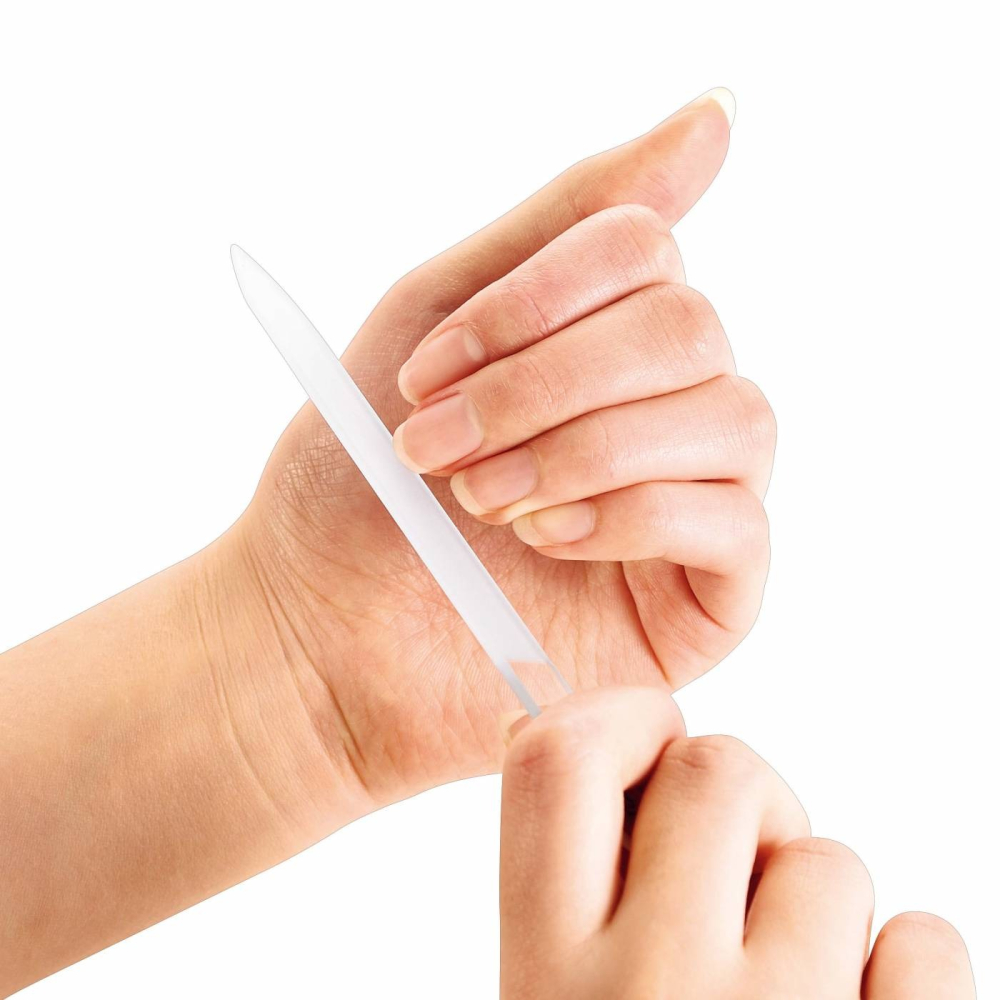 MARUTO 長谷川工作所 專業級 玻璃指甲銼刀 GF-001 職人級修整 兩面挫刀 不傷指甲 可水洗 磨甲刀 日本製-細節圖2