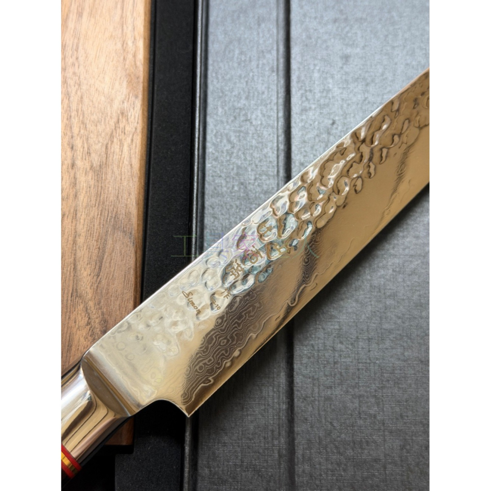 「工具家達人」 西滿 大馬士革 VG-10 8寸 柳刃 沙西米 生魚片 生魚片刀 魚刀 壽司刀 薄刃 大馬士革鋼-細節圖3